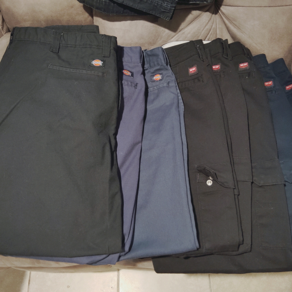 Dickies Men's Cargo Pants - Black and Navy